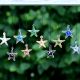 Multicolor Beach Theme Assorted Starfish Christmas Tree Ornaments Set of 10 Pcs